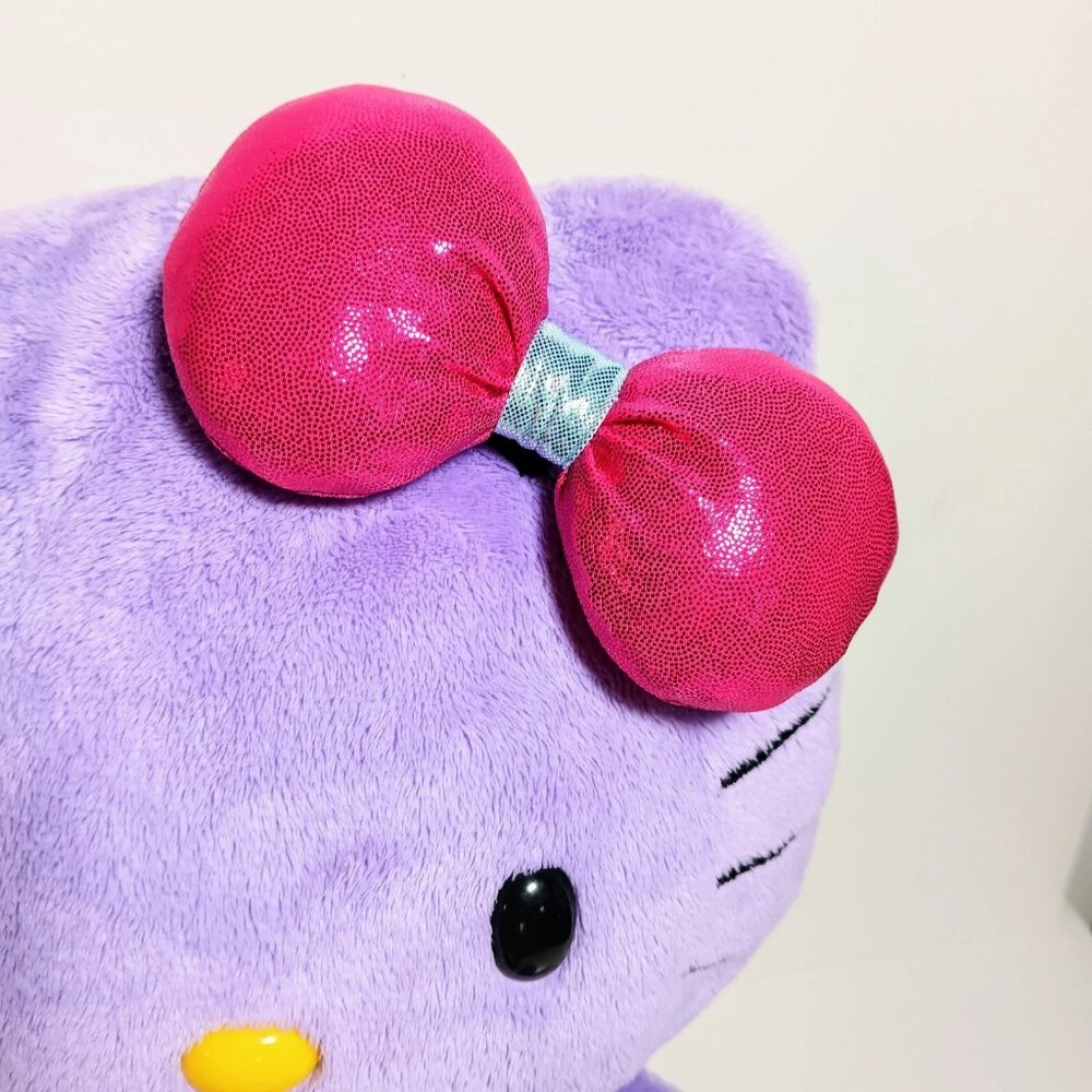 Hello Kitty Build a Bear Replacement Bow Pink Silver Metallic
